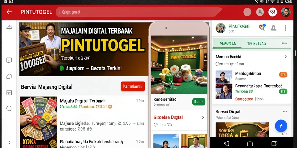 Tampilan antarmuka PINTUTOGEL yang ramah pengguna dan menarik.