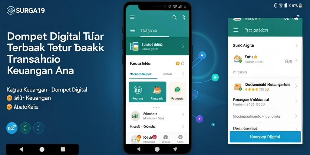Tampilan antarmuka aplikasi SURGA19 yang modern dan fungsional.